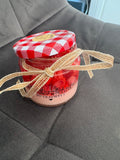 🍓 Strawberry Jam Kerze