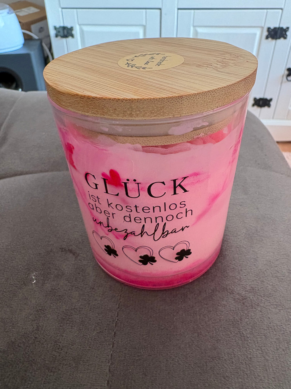 🌸 Glücksmomente Duftkerze