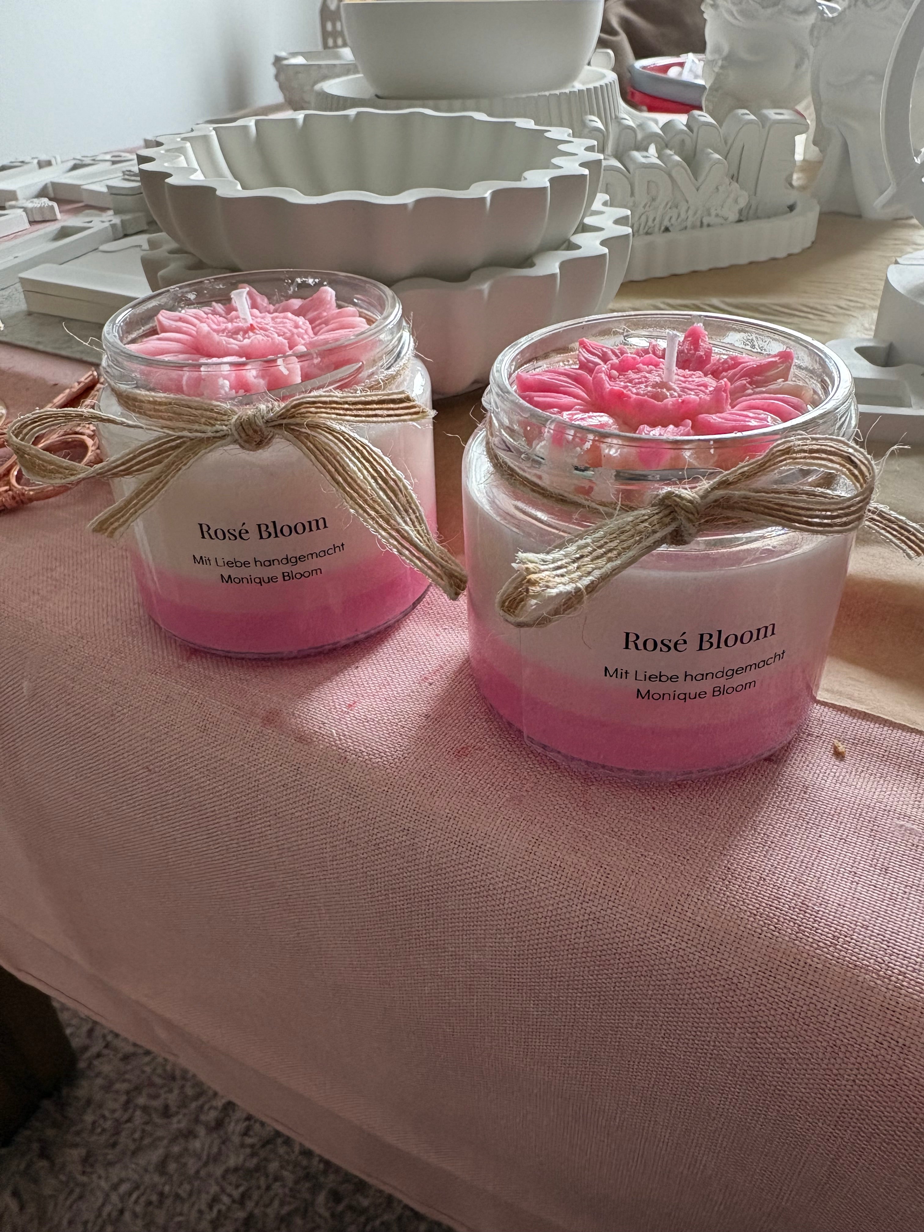 🌸 Rosé Bloom Duftkerze