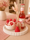 Erdbeer- Kerzen Geschenkset