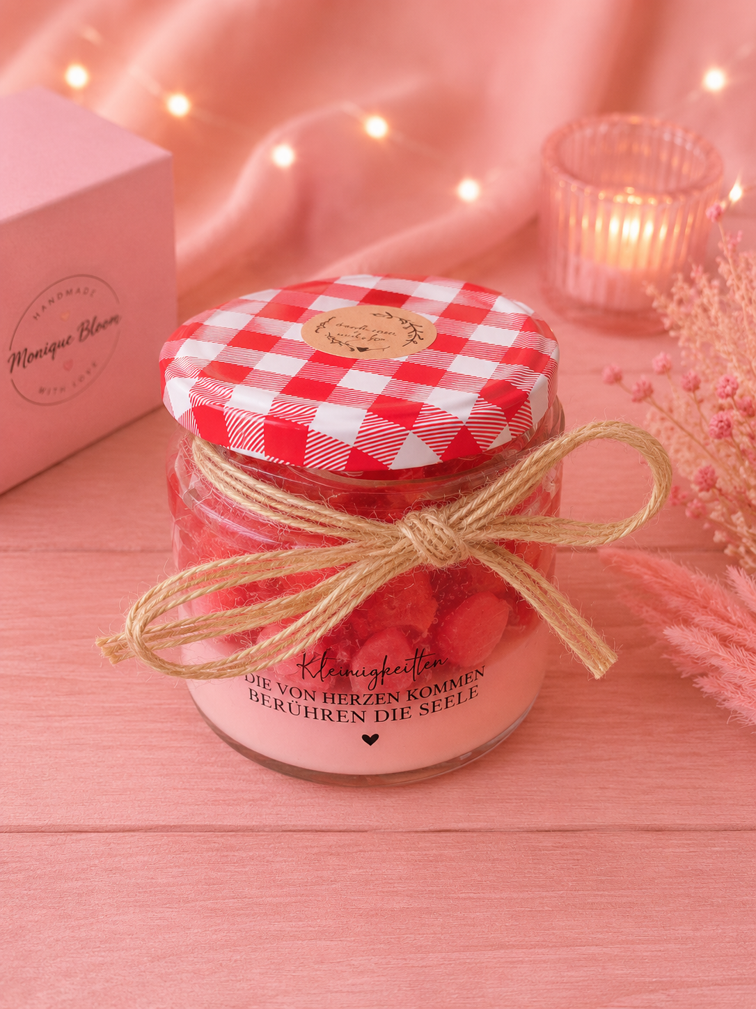 🍓 Strawberry Jam Kerze