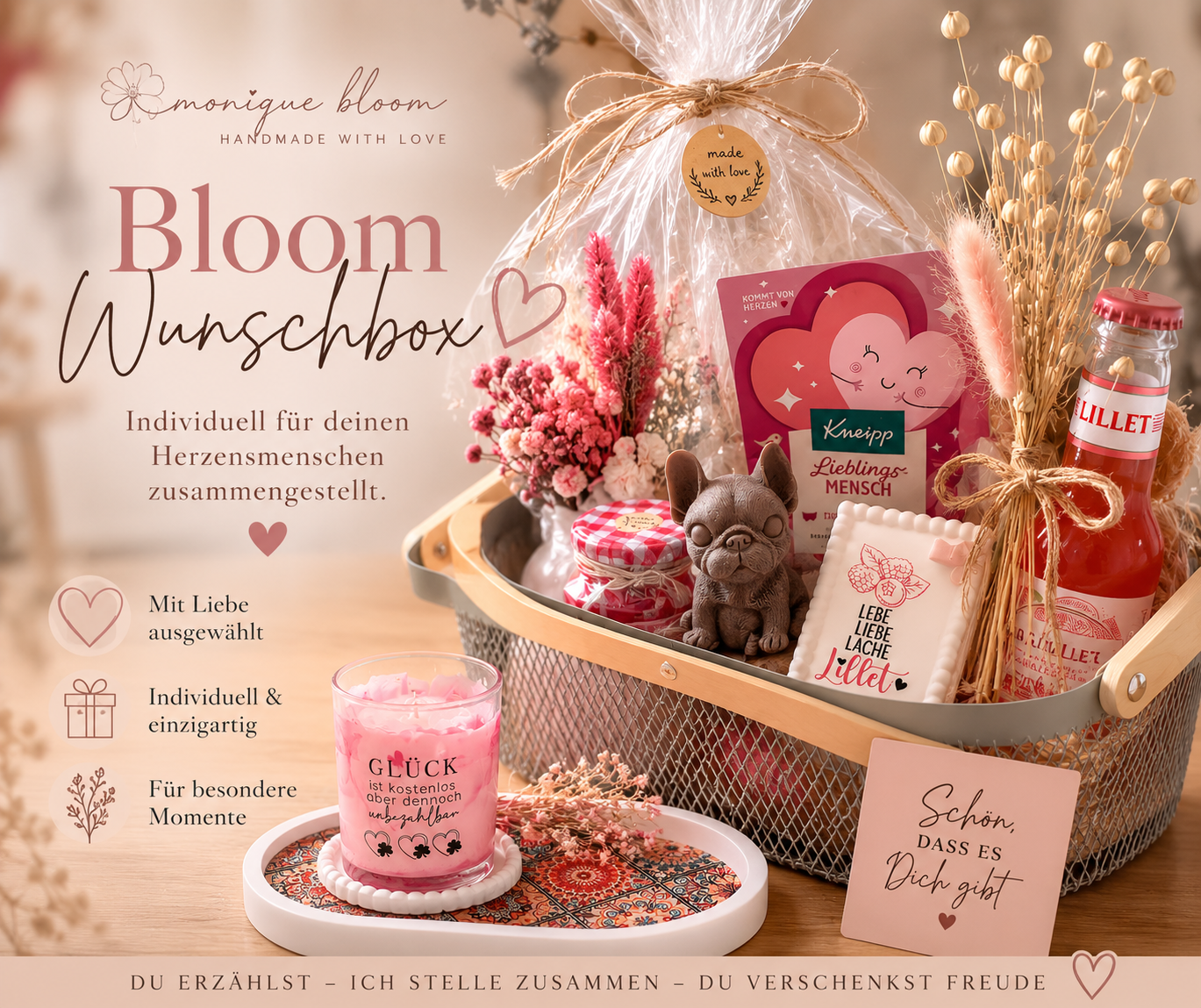 🤍 Bloom Wunschbox – individuell für deinen Herzensmenschen
