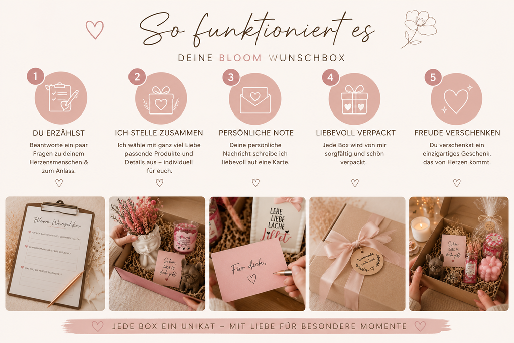 🤍 Bloom Wunschbox – individuell für deinen Herzensmenschen