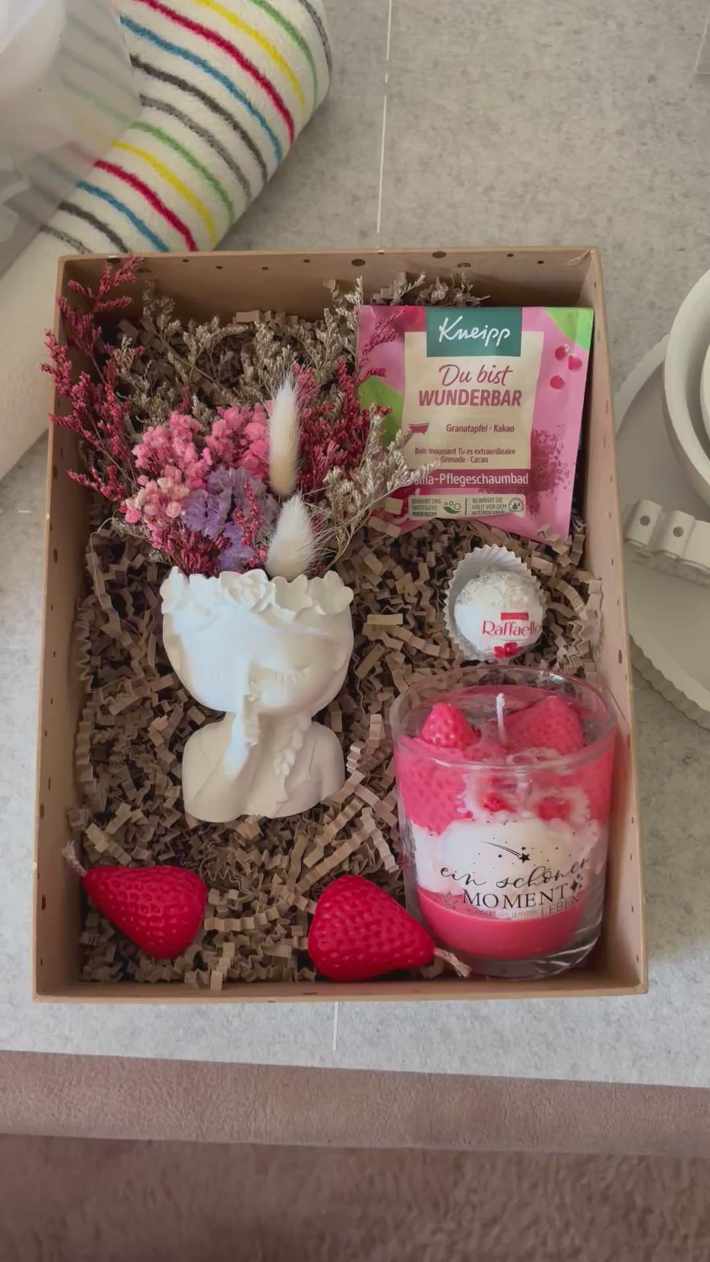 Strawberry Spa Geschenkset